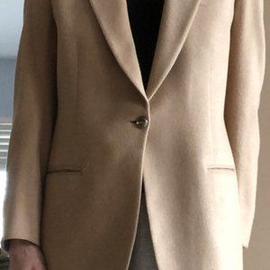 Barrie Pace (Wallach's) Camel Hair Blazer, Vintage 1980s